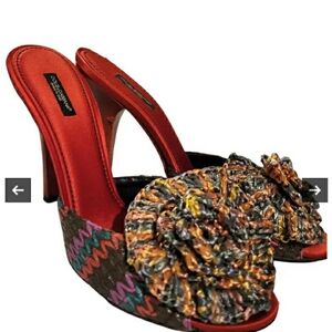 $350 DOLCE AND GABBANA summer Chic Sandals 36
